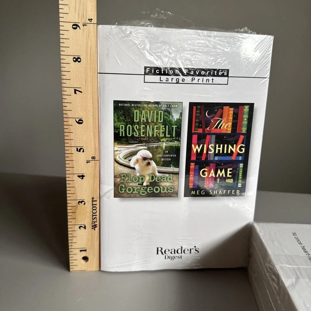 Reader's Digest 2024 2025 FICTION FAVORITES Paperback 3 Volumes Large Print